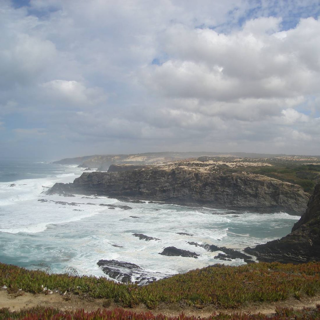 cabo sardão linha costeira