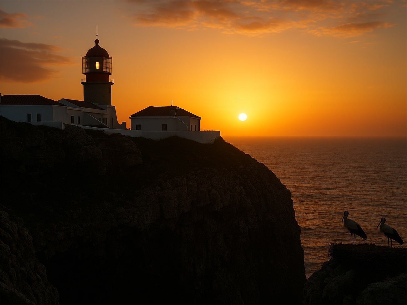 por do sol cabo sardao