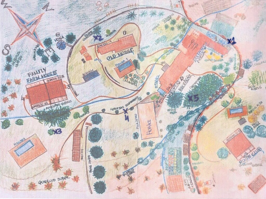 Mapa-caça-ao-tesouro na matinha